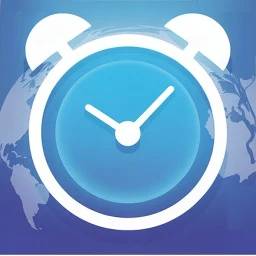 Biểu tượng Time Zone Alarm: UTC & World
